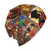 Biihudu African Tribal Hats For Women & Men - Funky Bonnet Beanie With Tribal Patterns, Ethnic Cultural For Festivals, Parties,