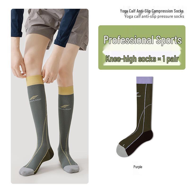 Damen Kompressions-Wadensocken für Pilates, Yoga, Laufen, Sport und Seilspringen