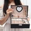 Dustproof Double Layer Jewelry Box Large Capacity Cosmetics Box Jewelry Storage Box  Bracelets
