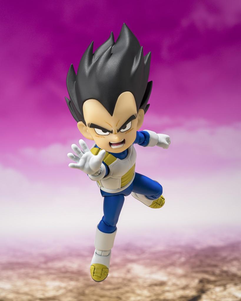 TAMASHII NATIONS Dragon Ball DAIMA Vegeta 70mm PVC pohyblivá figurka s ABC barvou SHFiguarts (mini) -DAIMA – Přibližně. &