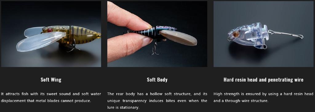 Jackall Suisen Soundless 43 mm 5 grams Floating Lure Suzumebachi (7428)