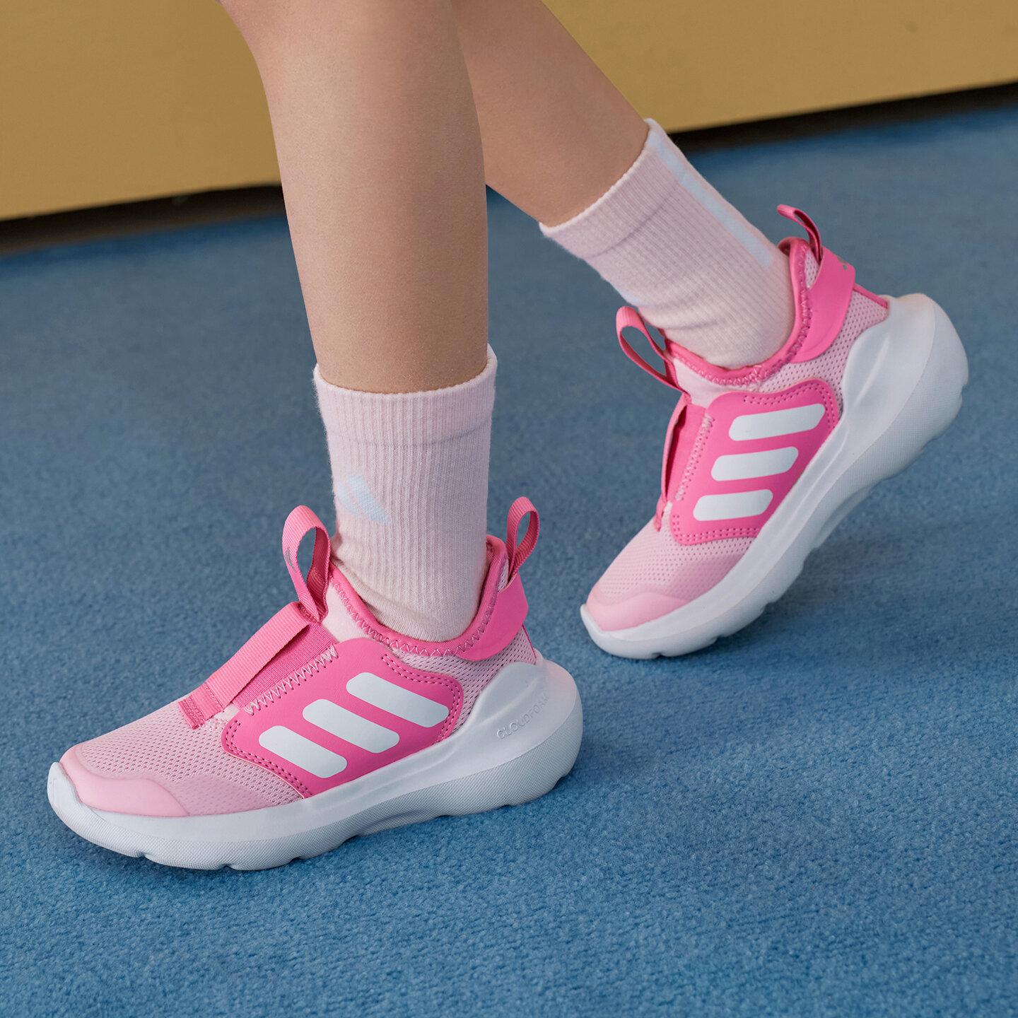 Adidas Tensaur Abrasion Resistant Low top Kids Lifestyle Shoes Pink Ki 31