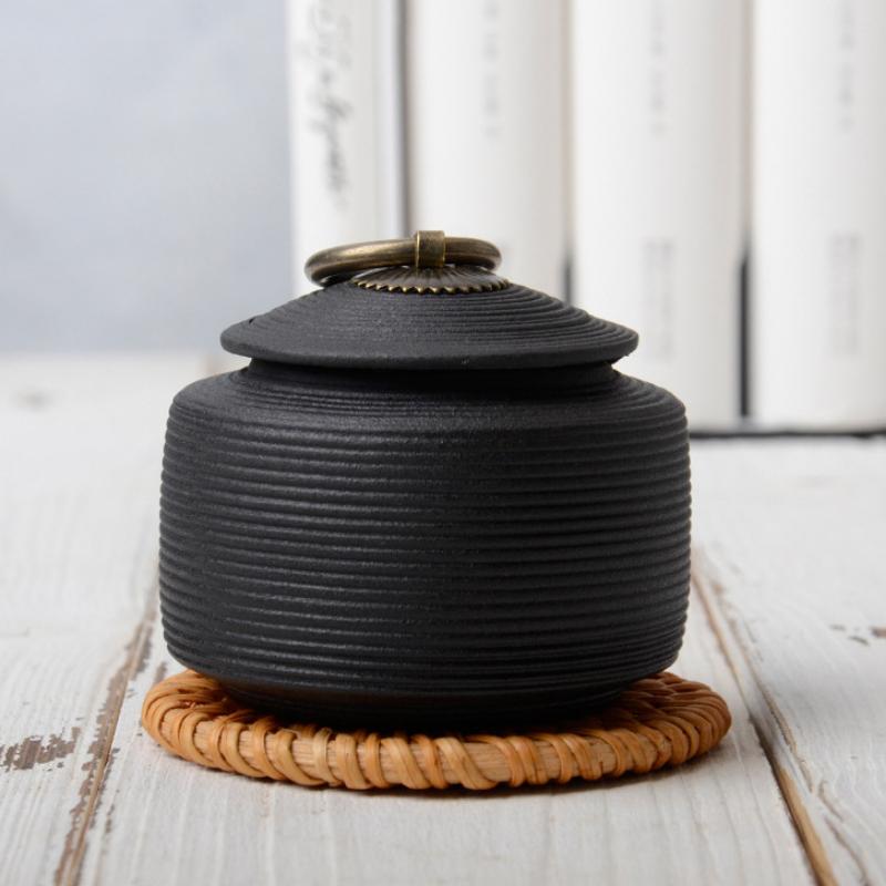 Vintage Stoneware Sealed Jar Storage Jar Ceramic Tea Can Tea Caddy Tea Box Storage Box Tea Container Tea Organizer Storage Tank