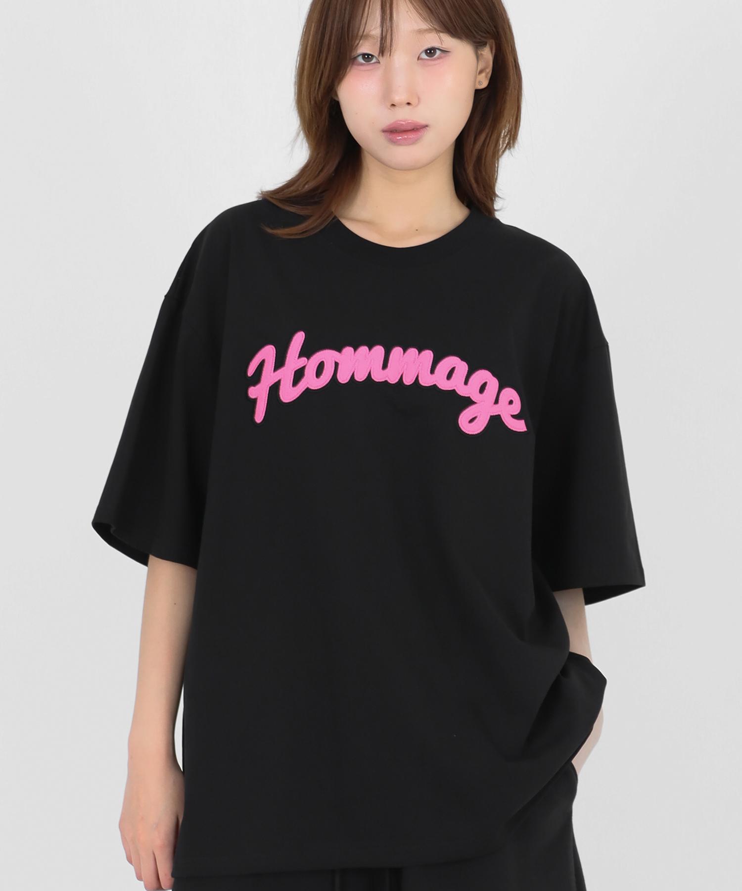 Row Lab Hommage Applique Short Sleeve T-Shirt - Black M