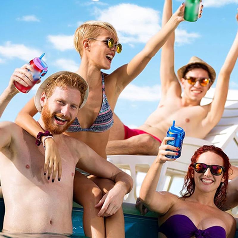 Multifunctional Soda Straw Cover Leak-Proof Portable Beverage Sealing Cover & Straw Set High-Quality Recyclable Beveragelid