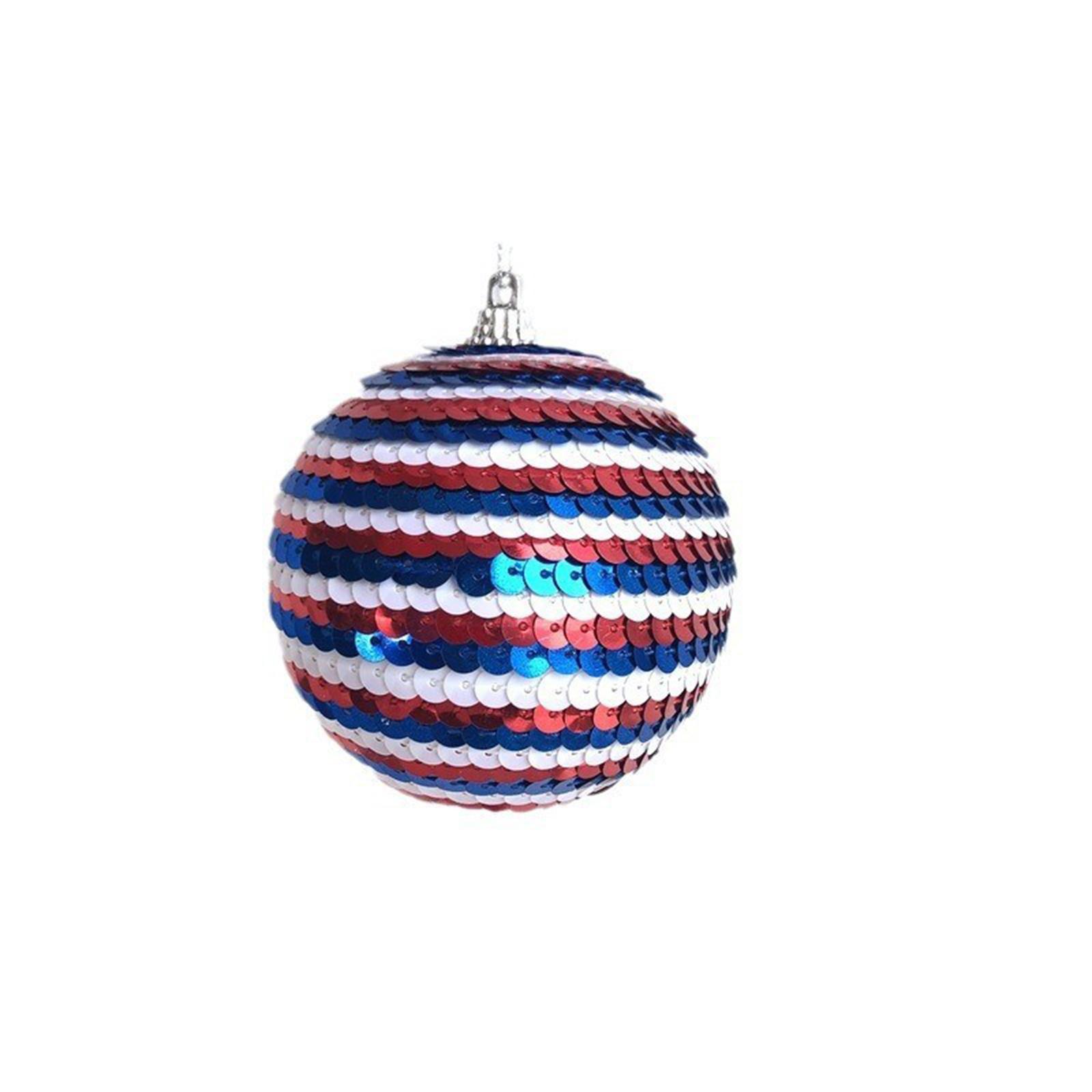 

Party Hanging Ornaments Ball Set Indoor Outdoor Patriotic Festival Tree Wall Decoration One Size