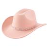 Unisex Western Denims Hat Wide Border Hat Polyester Outdoor Fashion Hat Fashion Accessory for Men and Women