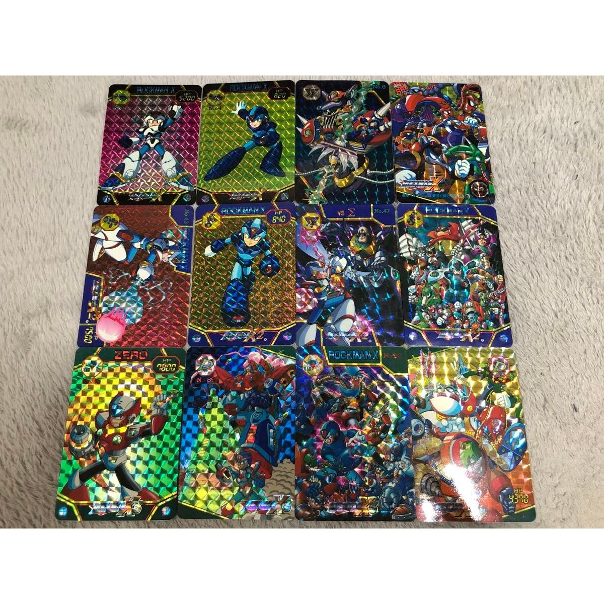 Used Rockman X/X2/X3 Carddass Kira Card Bulk Sale