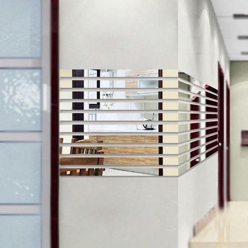 Adesivi Decorativi Murali Specchio Acrilico 1,2m - Set di 5 Strisce Lunghe