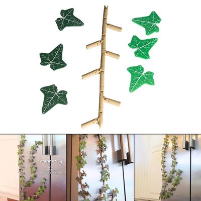 Břečťanové 3D kreativní magnetky na lednici Vinná réva Dekorativní