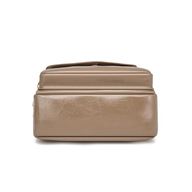 Plecak Wielofunkcyjny Colorblock Damski Mały Plecak z Zamkiem