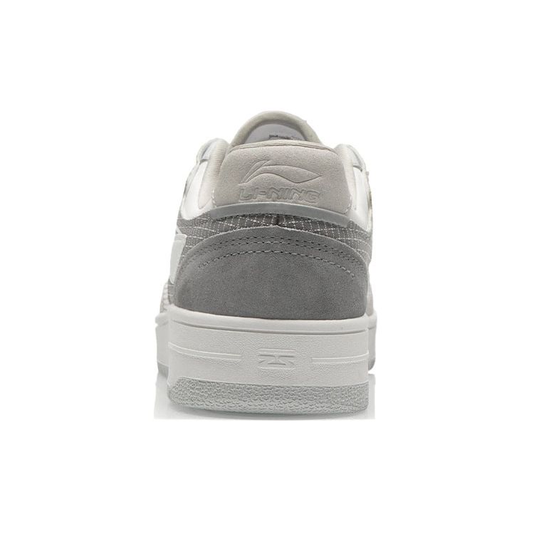 Li Ning Tian Ji Classic Versatile Lightweight Durable Low-Top Skate Shoes Men Sneakers Off-White Gray AGCP299-11