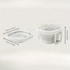 Portable Foldable Foot Soak Tub - Odorless, Battery-Free Massage Basin For Relaxing Spa Experience