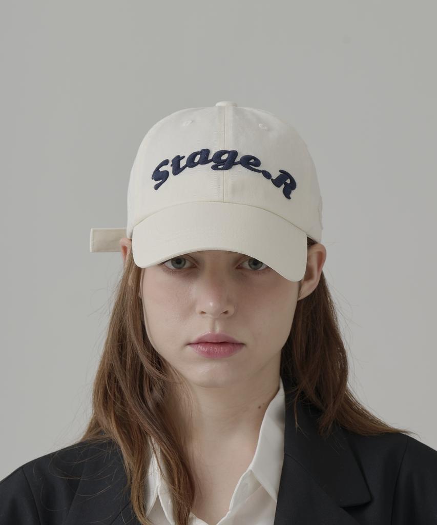 Seuteijial Volume Logo Washed Ball Cap [Cream]