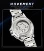 Forsining Luxury Mechanical Watch for Men Moon Phase Rotating Bezel Tourbillon Skeleton Automatic Watches