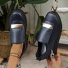Fashion Platform Single Slip-on Metal Women's Casual Flats