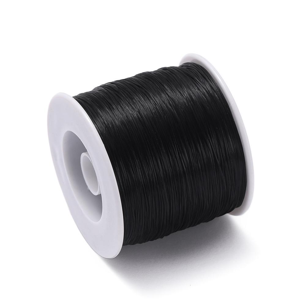 0.8mm Korean Imported Elastic Line, Flat Silk Elastic Line TPU Bead Elastic Line DIY Bracelet Necklace Beads