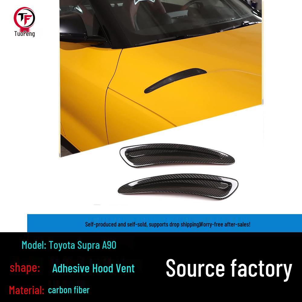 Toyota Supra A90 Carbon Fiber Hood Vent Yes