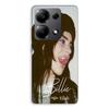 Phone Case - MANIACASE - Xiaomi Redmi Note 13 Pro 4G - Silicone - Black - Billie Eilish