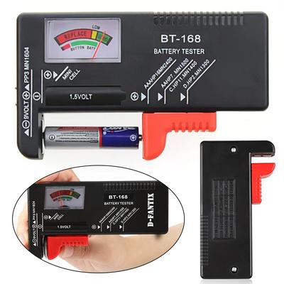 BT-168 /BT-168D Pil Test Cihazı İşaretçi/Dijital Ekranlı Pil Analiz Cihazı AA AAA CD 9V 1.5V Düğme Hücresi için Pil Test Ölçer