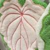 Hot Plant Leaves Hot Plant Cartoon Hand Towel Double-Layer Absorbent Thickened Quick Drying With Hanging Design Bathroom Kitchen
