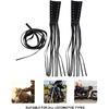 Garneck Motorcycle Lever Tassels Fringe Leather Motorcycle Lever Handlebar Throttle Brake Clutch Grip Covers Wraps