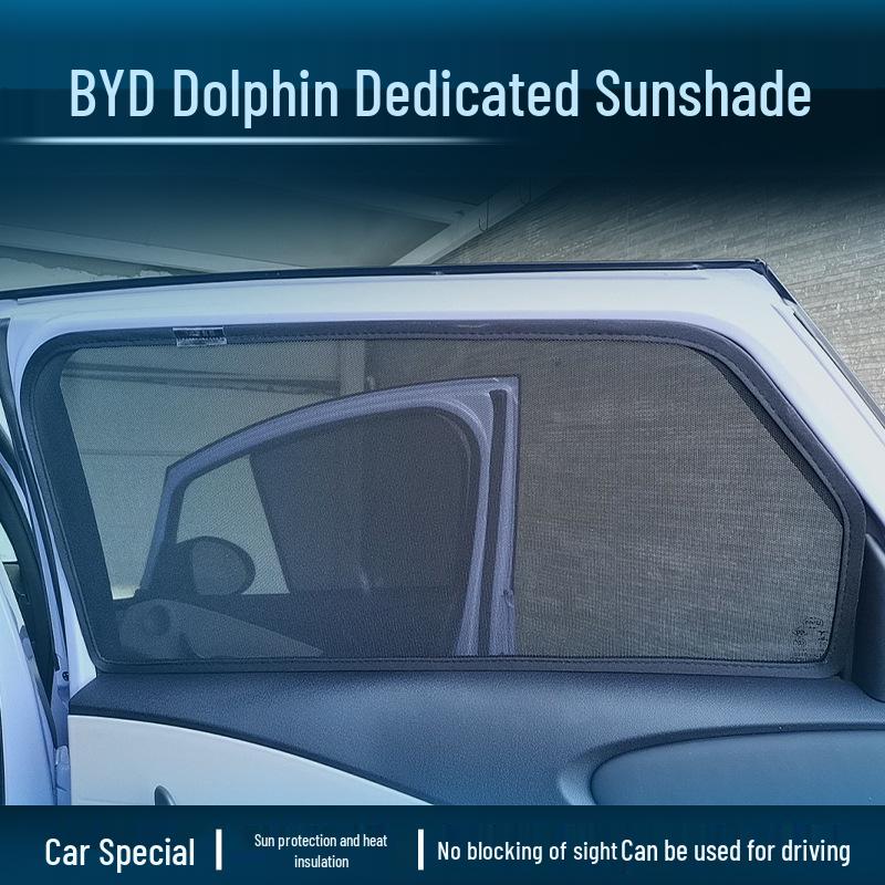 BYD Dolphin Magnetic Car Curtain Sunscreens: Heat-Insulating Sunshade Net
