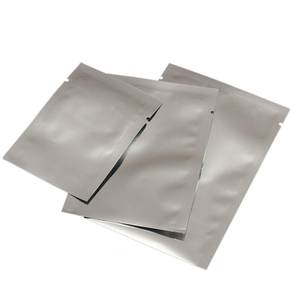 100 X Srebrna folia aluminiowa Mylar Worki próżniowe Uszczelniacz Opakowanie do przechowywania żywności
