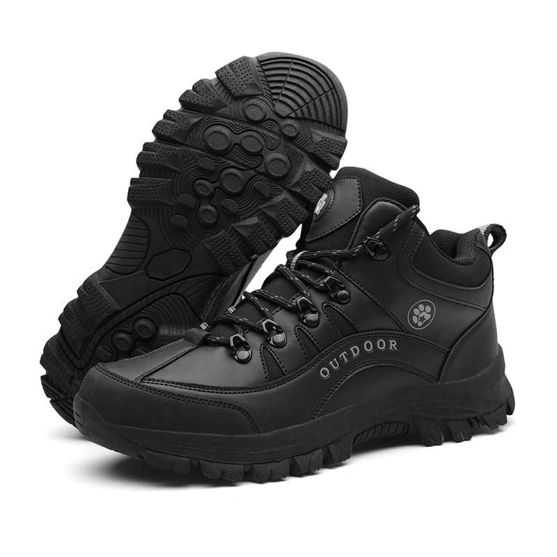 High-quality Mountaineering Boots Non-Slip Training Boots New Desert Hiking Shoes Men's Waterproof Outdoor Male Leather Shoes