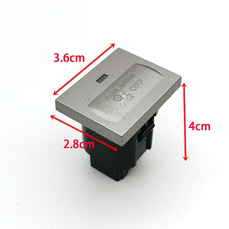 Car LED Light Passenger Airbag Off Switch Button with Cable For Ford Focus 2 2004-2010 mk2 Transit