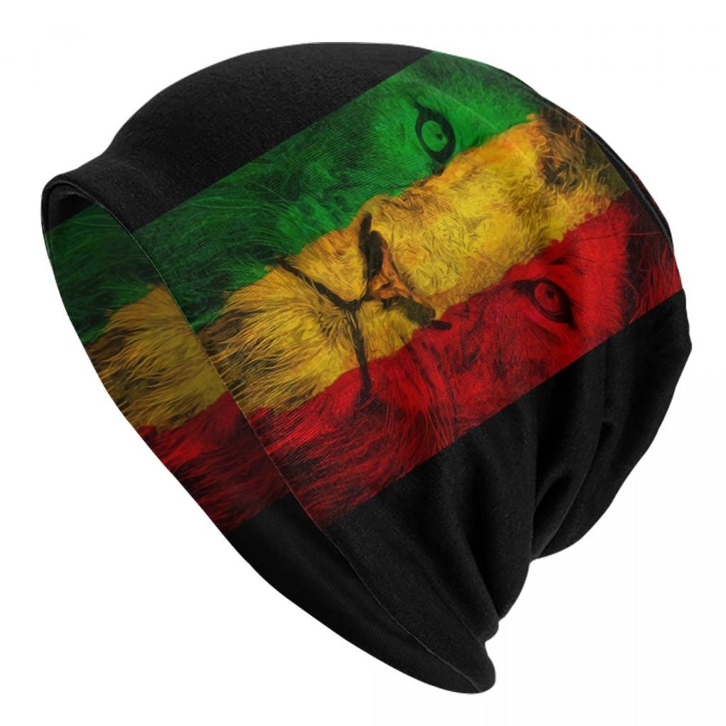 Custom Jamaica Jamaican Afro Puff Beanie Cap Unisex Winter Bonnet Knitting Hats Outdoor Ski Afro Word Art Skullies Beanies Caps
