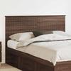 Headboard with Headboard Brown Oak Look 150 cm Wood Based Material
