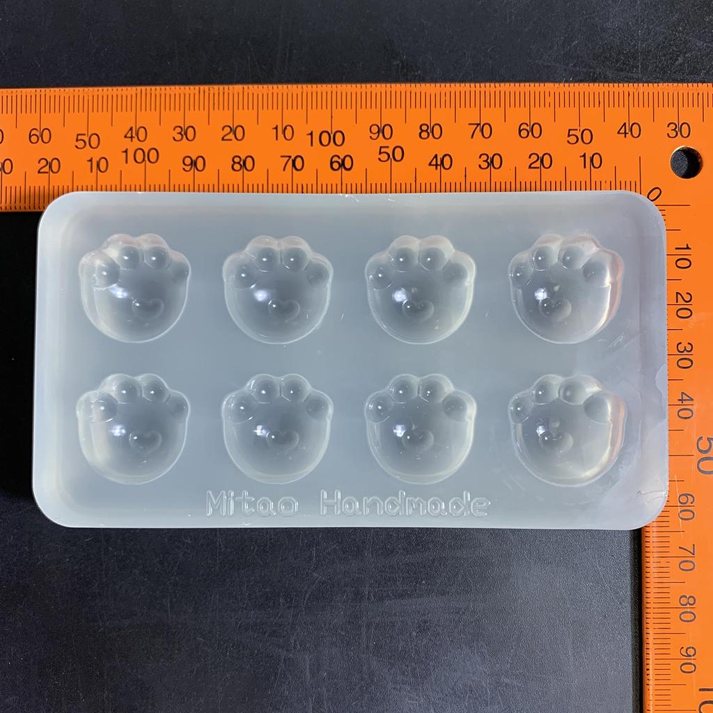 Resin Shaker Filling Mold Silicone Cat-paw Molds Resin Mold Filler Quicksand Casting Filling Mold for Jewelry Making