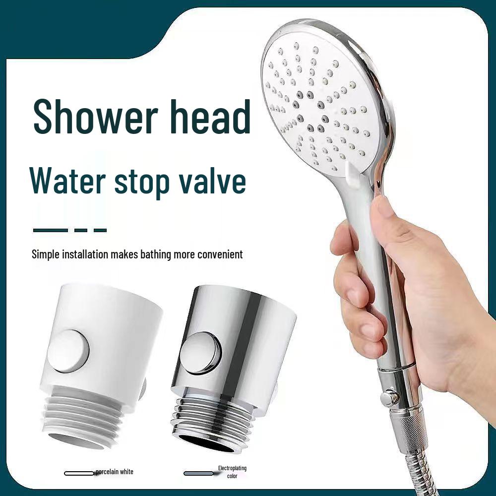 Głowica prysznicowa do kampera z zaworem szybkiego stopu i regulacją przepływu