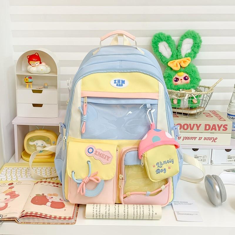 The Schoolbag Is High-value, the Mori Series Is Fresh and Cute Ins Style, and the Schoolbag Has a Large Capacity In the Early High School.