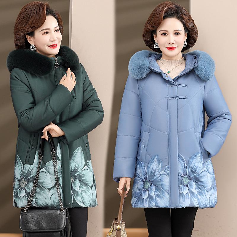 Jachetă de iarnă pentru femei cu glugă și fermoar