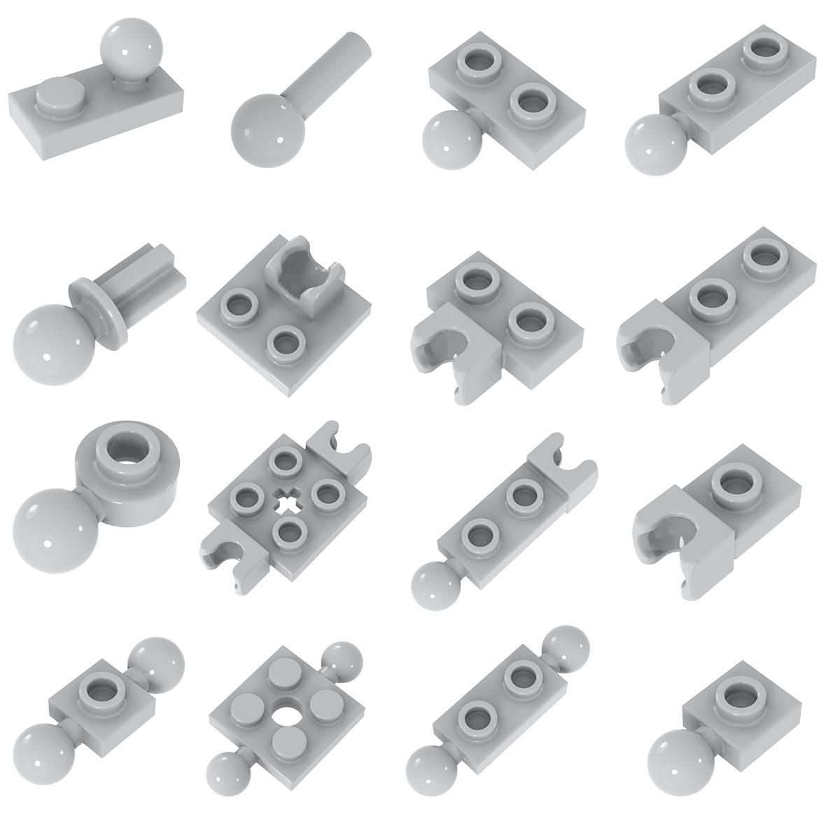 

Супер Робот MOC Модифікований Шарнір Буксирувальний Шар Будівельні Блоки Війна Сумісні Дитячі Іграшки Машина Раннє Навчання Освіта Подарунки 30PCS