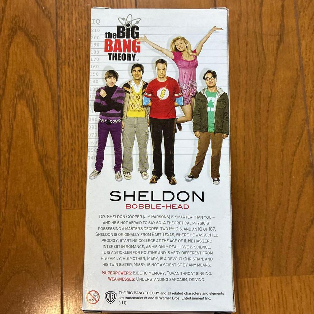 [USED] Wacky Wobbler Bobbing Head BIGBANG THEORY Sheldon