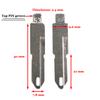 jingyuqin  #53 #54 #58 #72 #73 #152 #153 Remote Key Blade Blank For Lada For Renault Megan Dacia Clio Duster KD VAC102 VA2 HU83