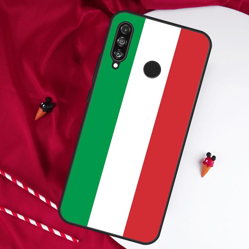 Italy Flag For Huawei Nova 11 Pro 9 10 SE Y60 Y70 Y90 Y61 Y91 Y73 Y72 12i 11i 8i P20 P30 P40 Lite Case