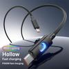 60W Neues PD Schnelllade-Datenkabel RGB LED USB Schnelllade-Datenkabel Tragbares Typ C Kabel Für iPhone17 16 15 Samsung Xiaomi Huawei