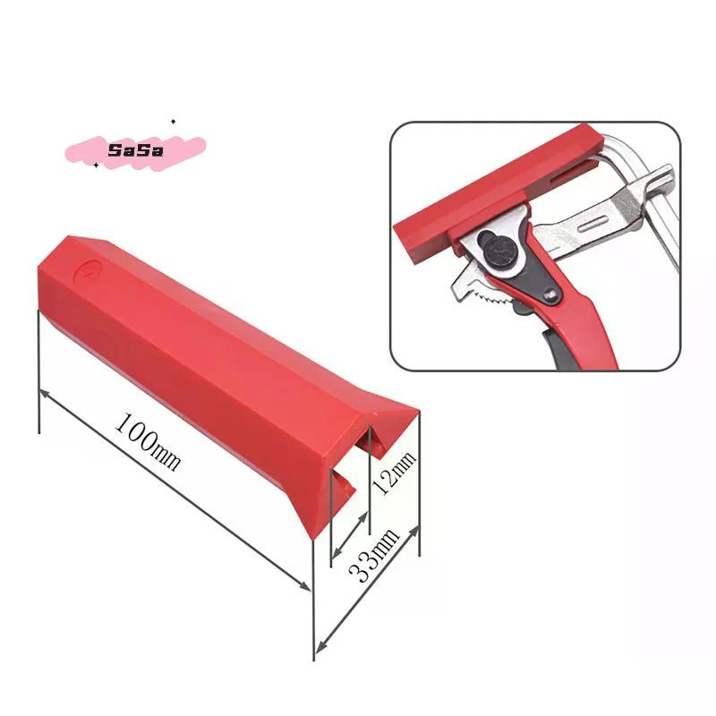 2/4/10Pcs Soft Rubber Protective Sleeve for Woodworking Track Clamps Chuck Ratchet Track Clamps Woodworking Accessories