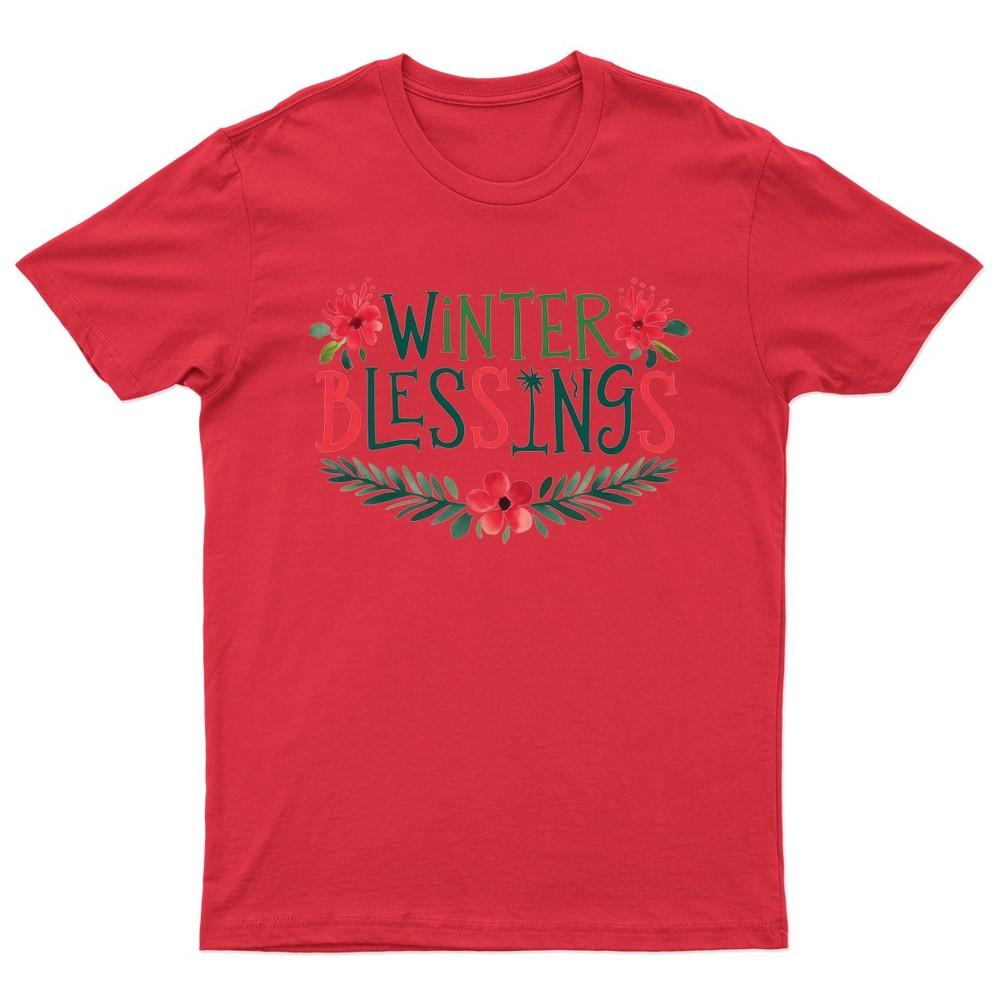 Winter Blessings Christmas Holiday TShirt Unisex Gift Retro Funny Unisexs S