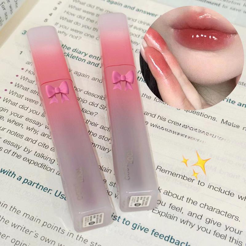Lip Glaze, Mirror Water-gloss Glass Lipstick That Is Not Easy To Stick To the Cup, Appears Tender and Whitening, Makeup Lipstick