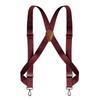 British Style Leather Suspenders Retro Suspender Clip Fashion Suspenders for Men  Suit
