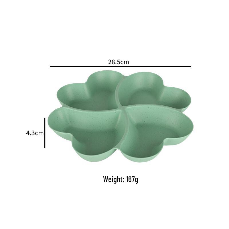 Daju Craftsman Heart-shaped Anti-drop Plastic Snack & Fruit Plate
