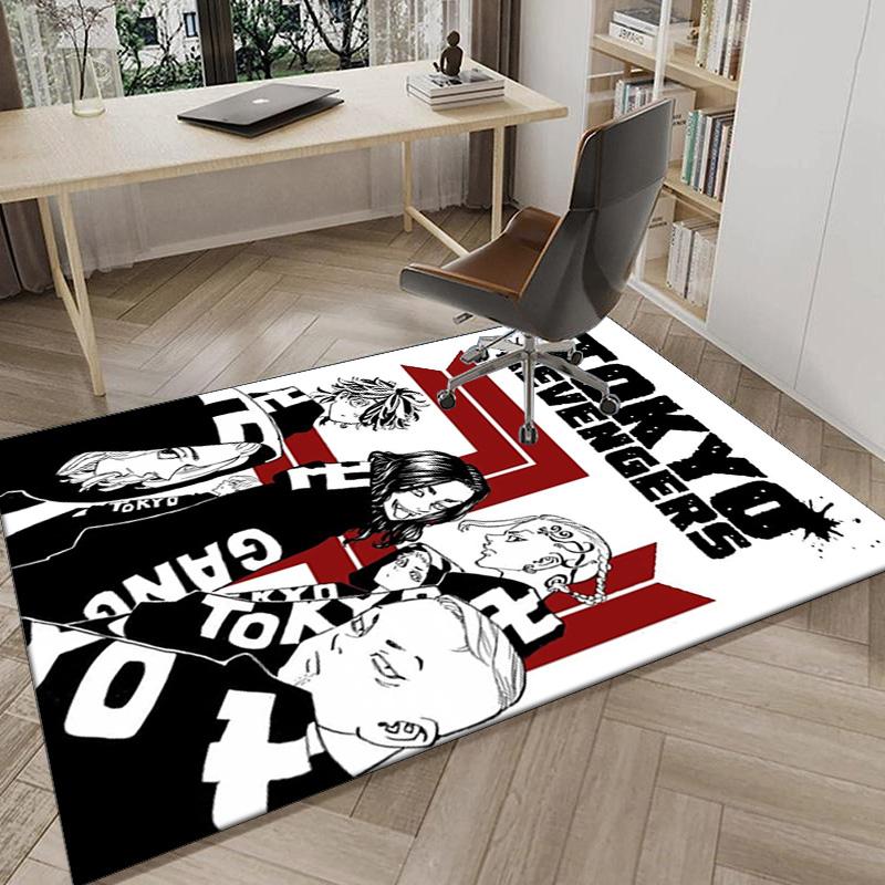 Tokyo anime Carpet, Chair Rug,Rug for Office Bedroom living rooms, Doormat decor Fan Gift Christmas Gift