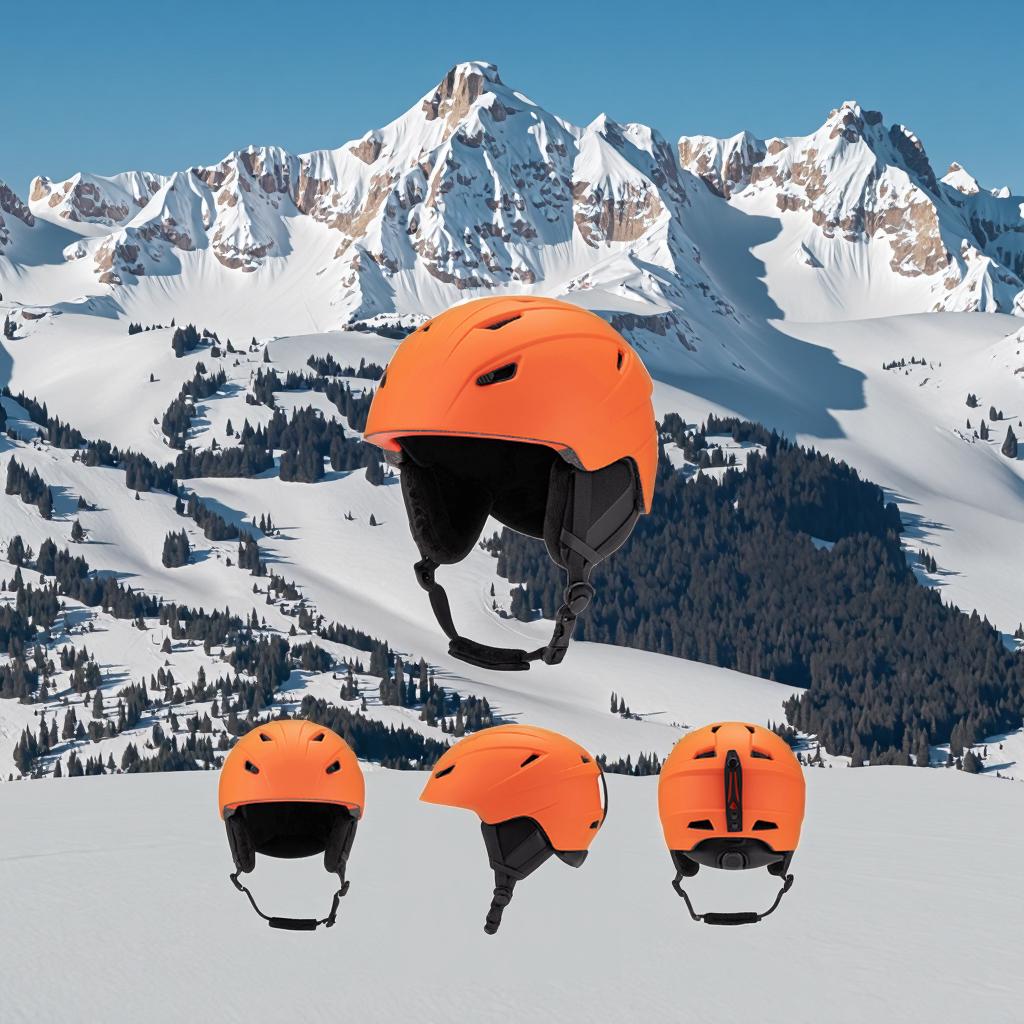 High Quality Dual Sport Winter Ski and Snowboard Helmet ABS+PC Material Middle Covered Customized for Unisex Use