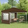 Pop Up Party Tent 288 X 288 X 245 Cm Taupe Oxford Fabric