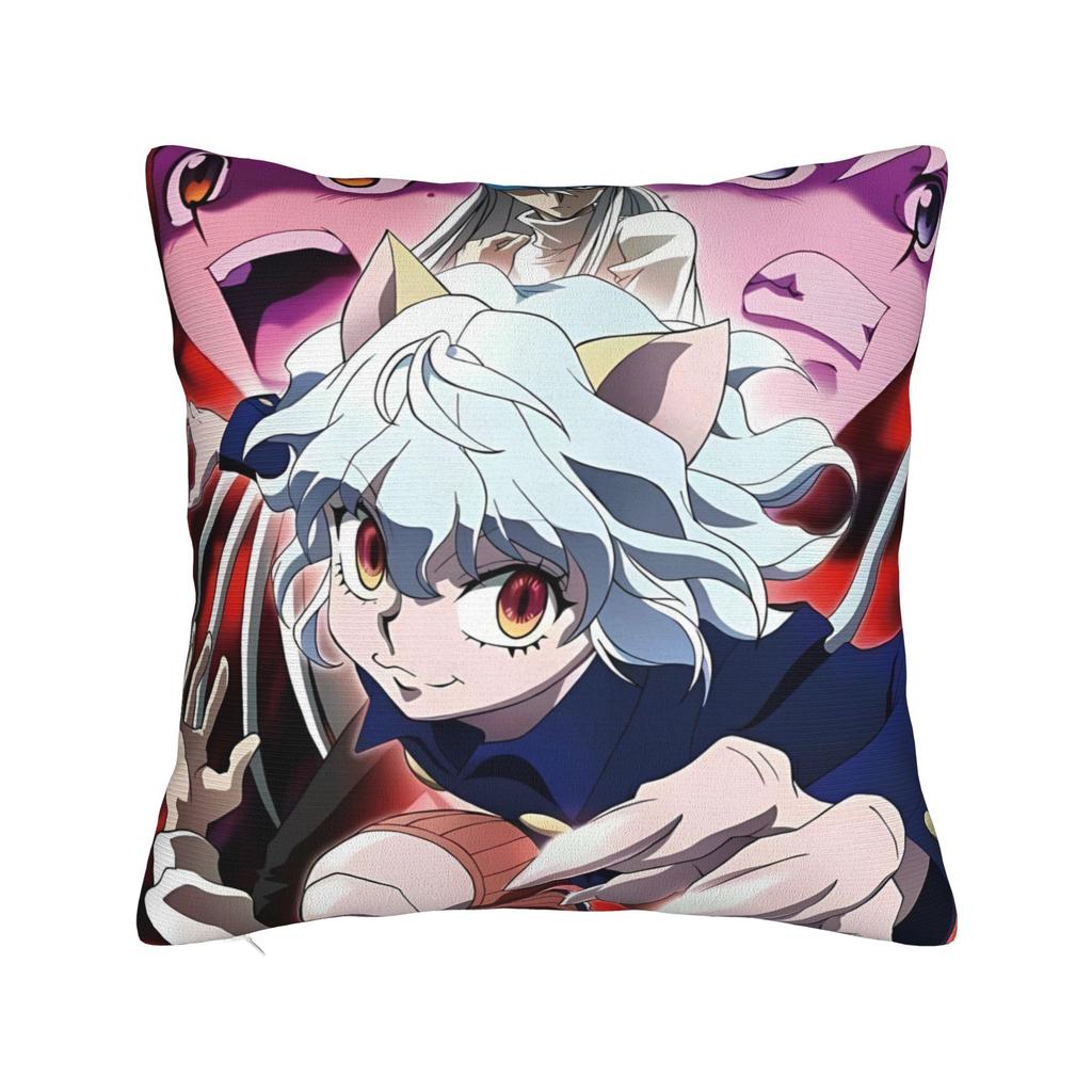 Anime Killua Zoldyck Pillow Cover Kawaii Pillow Case For Living Room Bed Chair Soft Pillowcases Birthday Present